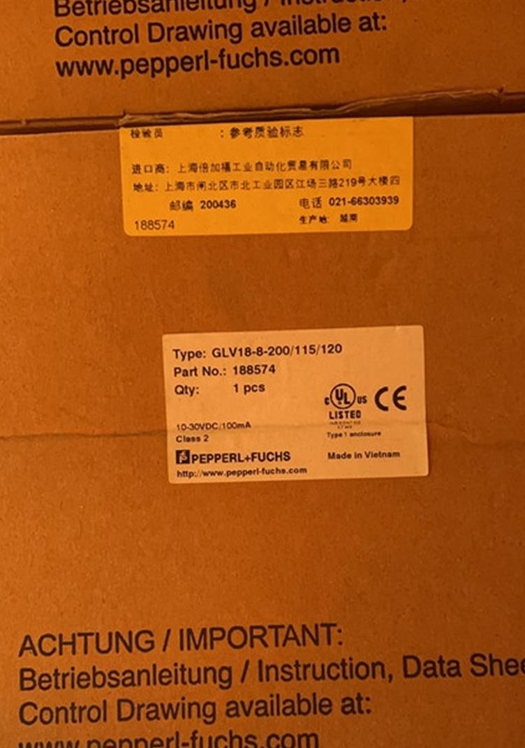 $ 倍加福光电开关传感器GLV18-8-200/115/120询价