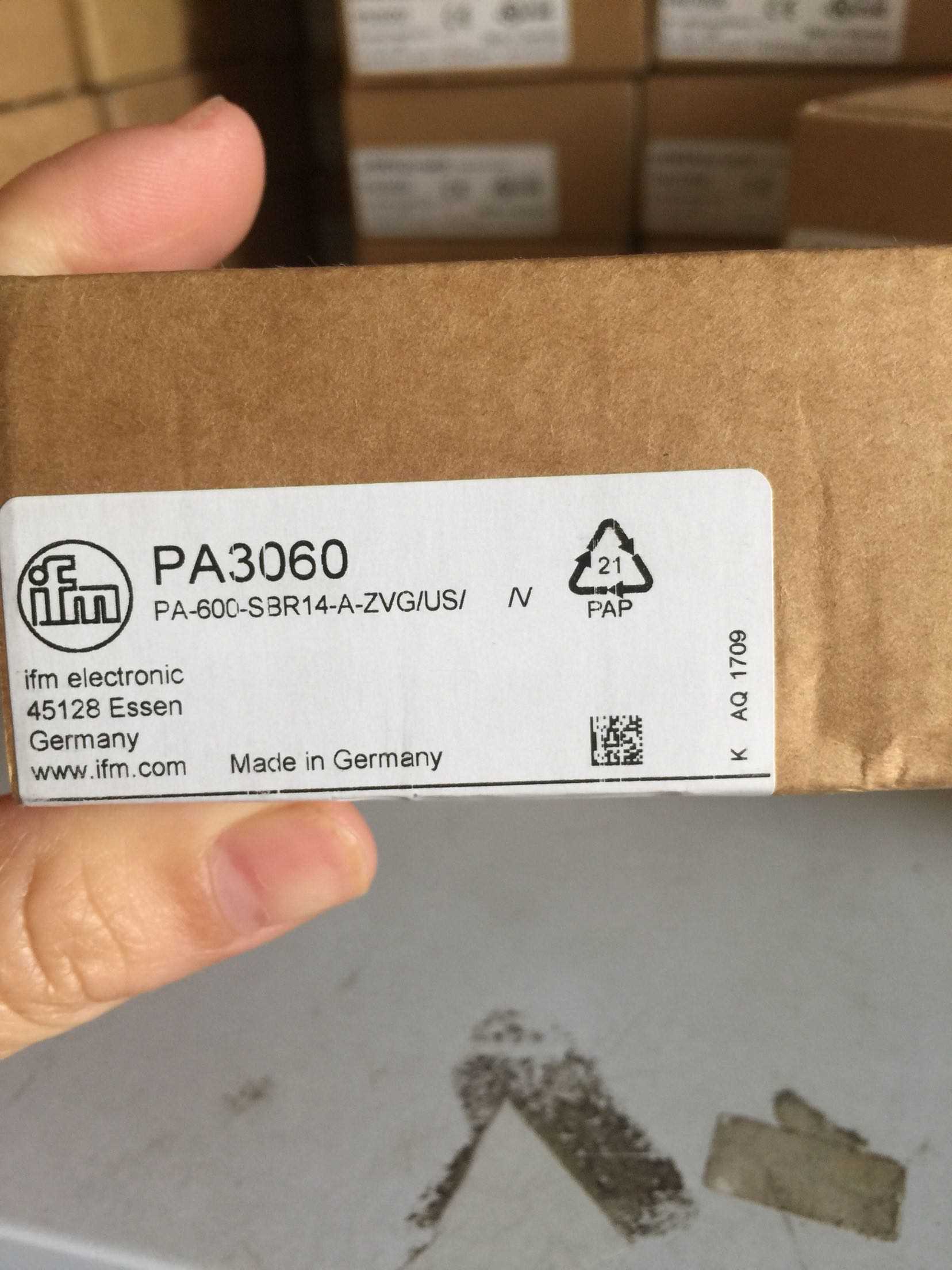 ￥IFM易福门全新原装PA3060询价
