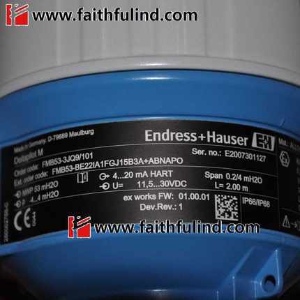 @E+H FMB53-3JQ9/101 恩德斯豪斯全新静压液位计 Deltapilot M询