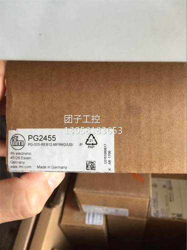 ！IFM易福门压力传感器全新原装PG2896 PG2734询价