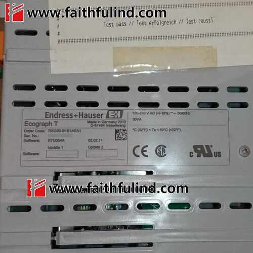 @E+H RSG30-B1B1AEA1 恩德斯豪斯全新多通道无纸记录仪 Ecograph