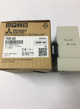 全新模拟量模块FX2N-2AD 2DA 4AD 4DA FX2N-4AD-PT 4AD-TC 3A 1PG
