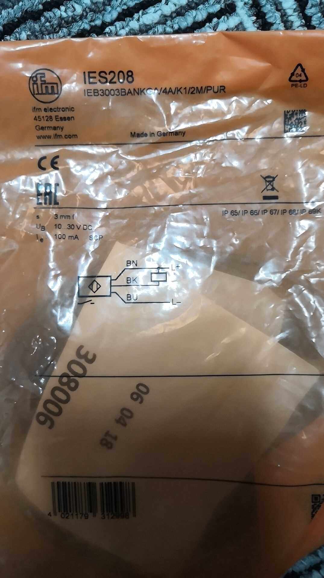 只卖IFM易福门IES208现货询价