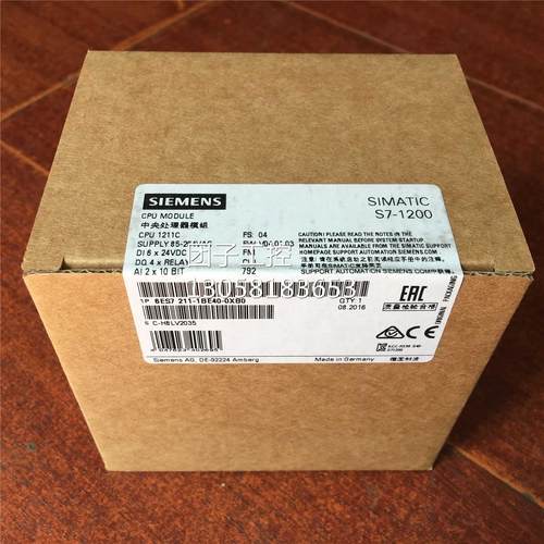 ！6ES7211-1BE40-0XB0全新原装S7-1200 CPU 1211C 6ES72111BE400X