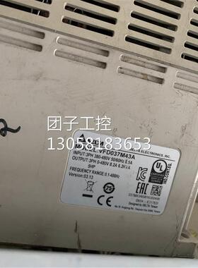 ￥拆机台达VFD-M系列变频器VFD037M43A 3.7KW 380V 包质量 询价