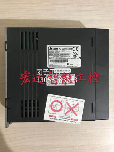 ￥ASD-A2-1521-U台达1.5KW伺服驱动器 拆机 测试 询价