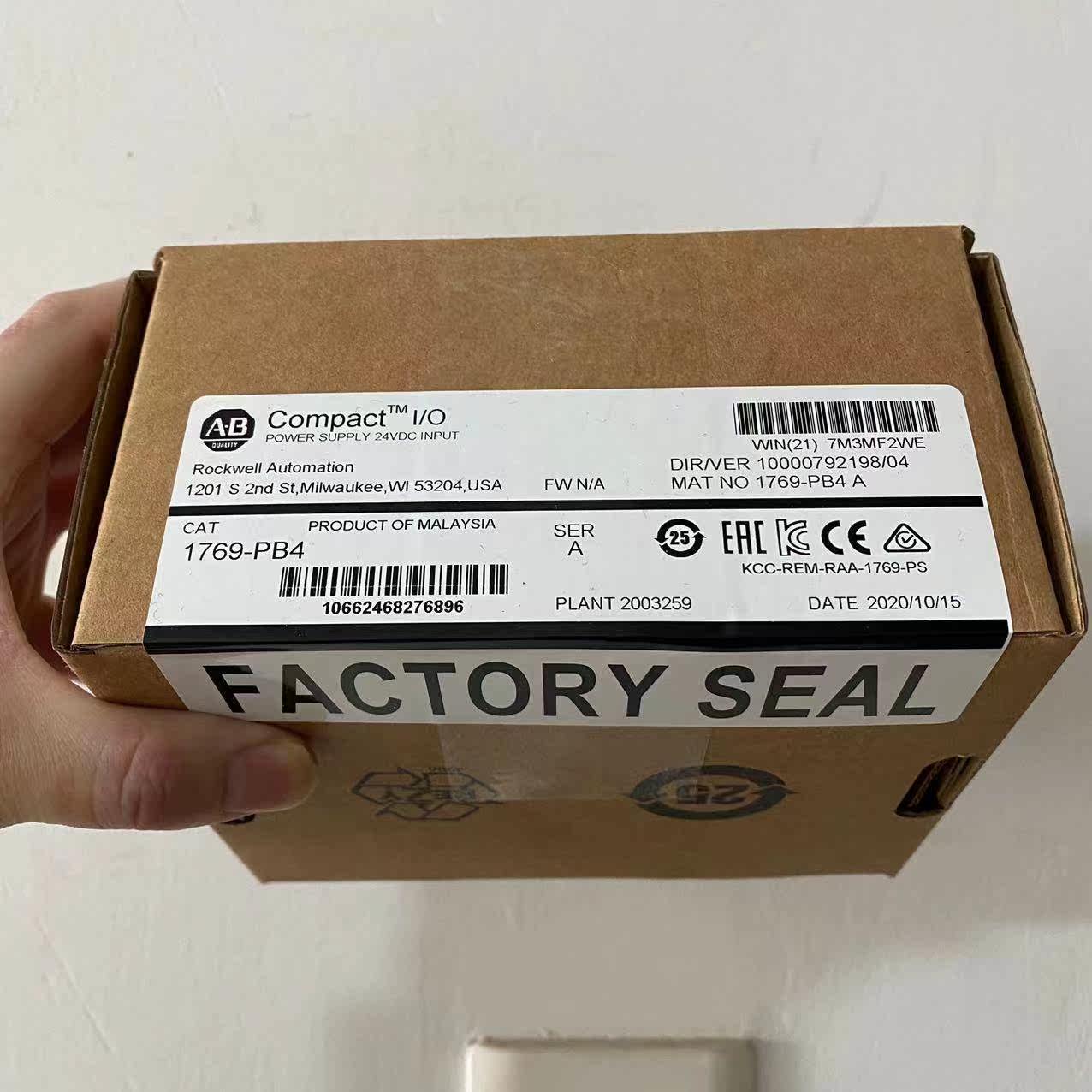 AB 1769-PB4 罗克韦尔模块 原装正品 现货供应 海外货源 顺丰包邮