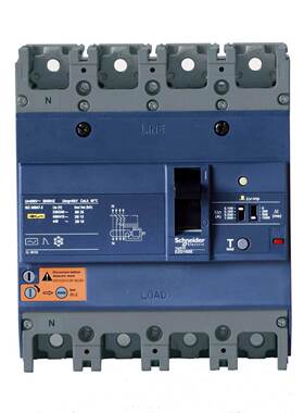 施耐4德空气E式塑壳漏电脱扣断路器EZD160E4125LNP10A1600A2EZD16