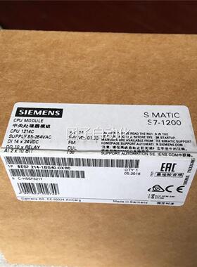 6ES7214—1BG40—0XB0西门子1214C模块原装14输入10输出现货原装