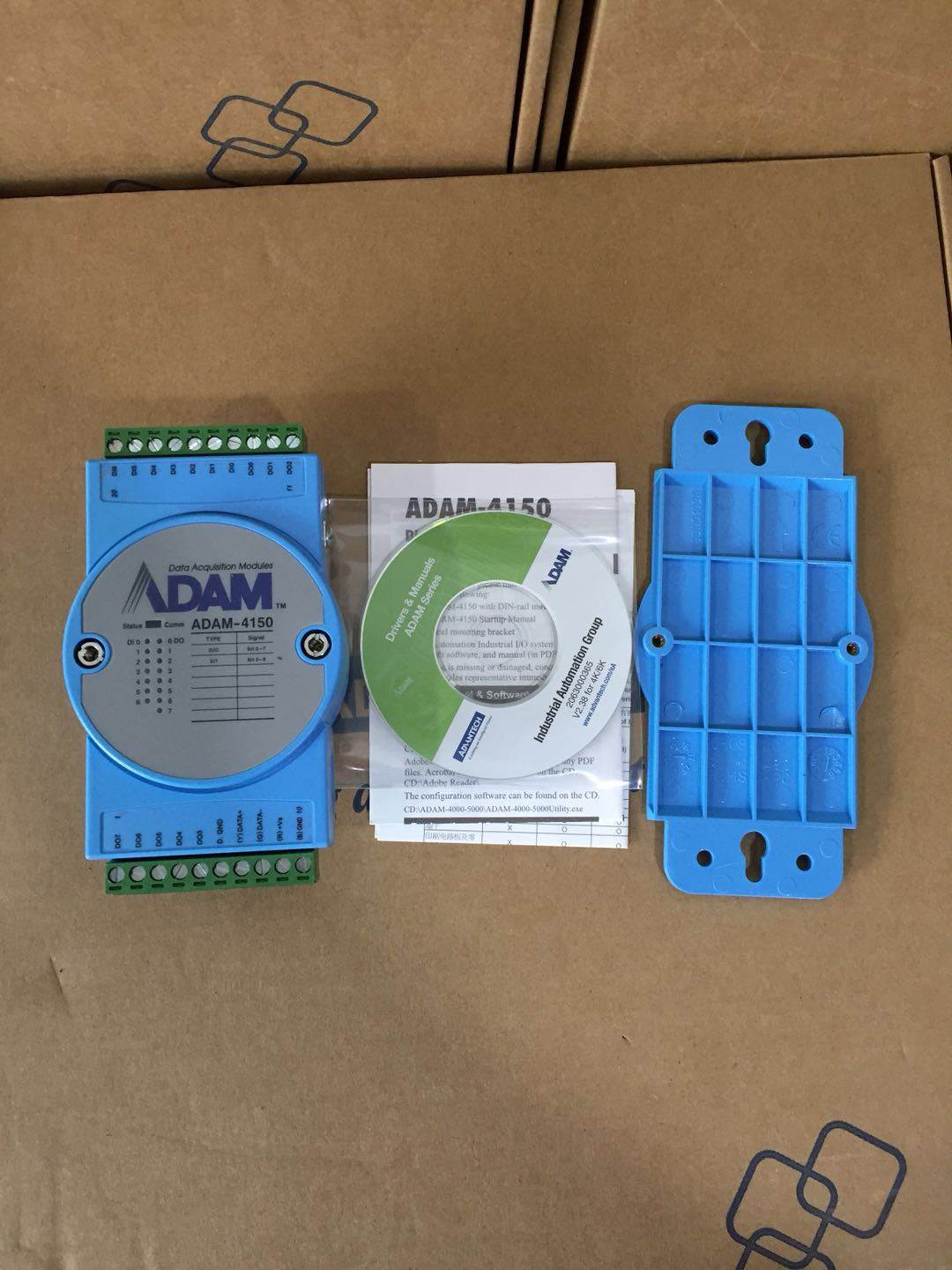 研华ADAM-4150-AE 15路隔离数字量I/O模块支持MODBUS/RTU协议现货