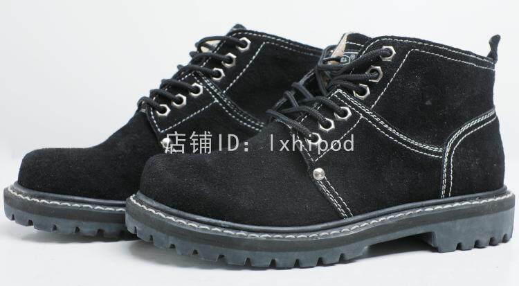 丽江玉龙中帮翻毛户外牛皮靴