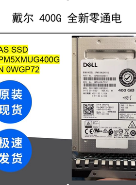 戴尔 400G SAS SSD KPM5XMUG400G PN 0WGP72 全新零通电