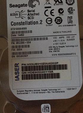 浪潮1TSAS 2.5 原装浪潮 ST91000640SS