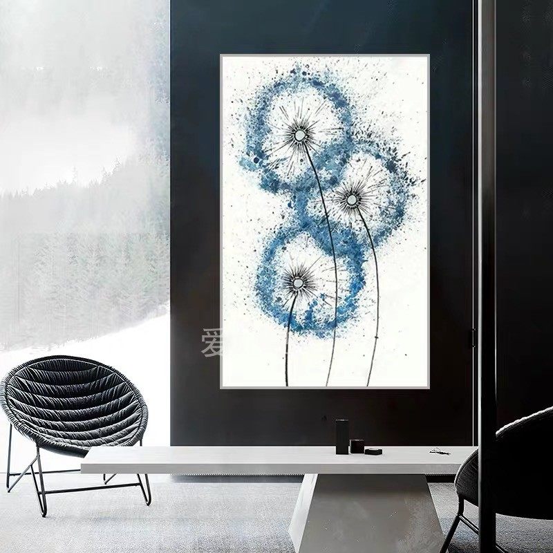 2021新款玄关现代简约DIY方钻满钻钻石画蒲公英镶贴钻点钻十字绣,居家布艺,钻石绣,淘宝优惠券,粉丝福利购,淘宝优惠卷