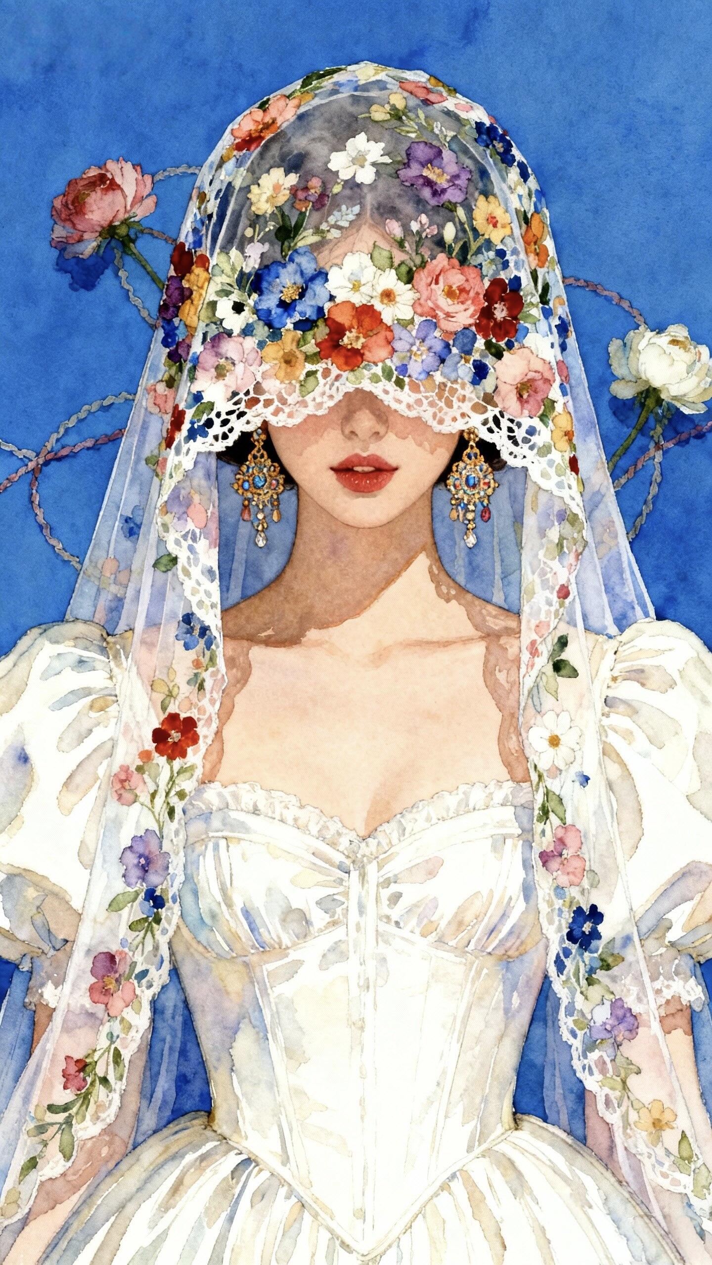 2025新款diy手工贴钻树脂高端方钻满钻钻石画钻石绣新娘婚纱美女