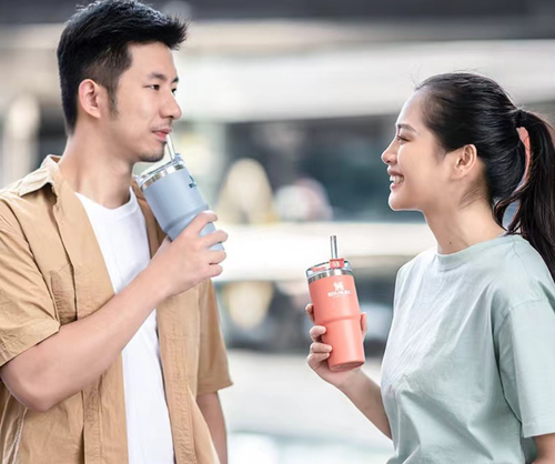 STANLEY不锈钢保温吸管水杯户外