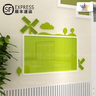 家园栏幼儿园家园共育家长园地文化墙公告栏展示板走廊环创成品