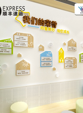 荣誉墙活动照片墙原创款式