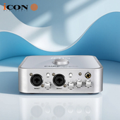电脑智能外置官方套装 iCON艾肯声卡4nano网红直播唱歌专用主 台式