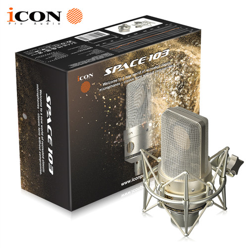 iCON艾肯Space103电容麦克风悬挂式直播录音主播唱歌声卡专用有线