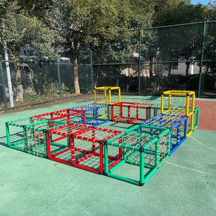 幼儿园攀爬钻洞组合儿童户外多功能钻网百变管道体能训练迷宫玩具