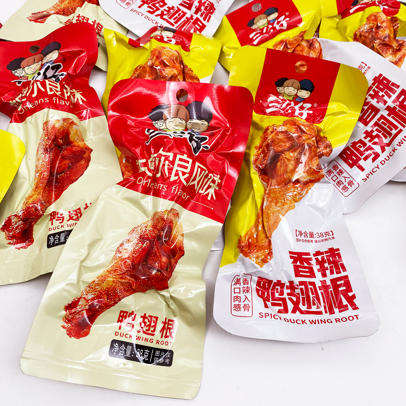 三公仔香辣鸭翅根奥尔良风味