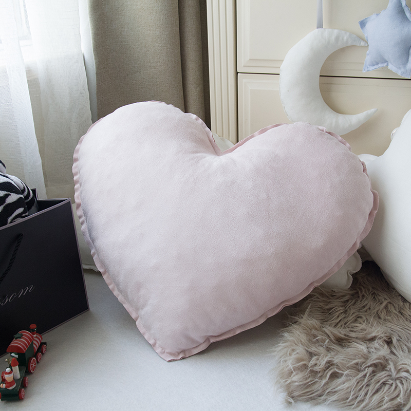 抱枕定制手工十字绣ins风爱心