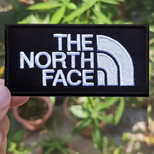 刺绣logo布贴绣花魔术贴胸章服装北面补丁贴包包装饰熨烫缝刺绣贴