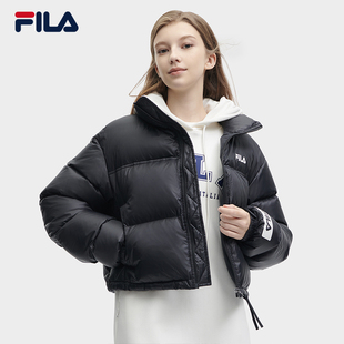 女子羽绒服F51W349901A FILA 斐乐保暖防风宽松短款