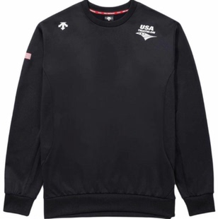 迪桑特高端运动速干圆领宽松卫衣男女同款 SQ111IHT11