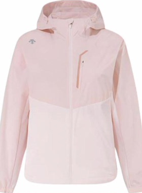 迪桑特DESCENTE宽松拉链防风防水连帽夹克外套男女同款SQ123RWB28