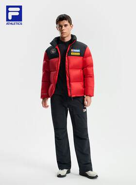 FILA鹅绒斐乐男子滑雪运动羽绒服