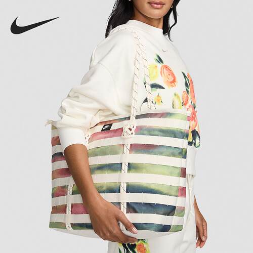 Nike/耐克新款女士时尚收纳休闲单肩托特包HF4672-133