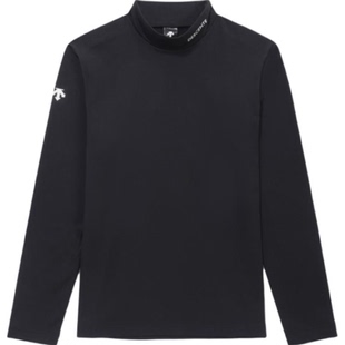 男女同款 T恤 保暖半高领SQ323STL91 纯色高领长袖 迪桑特DESCENTE