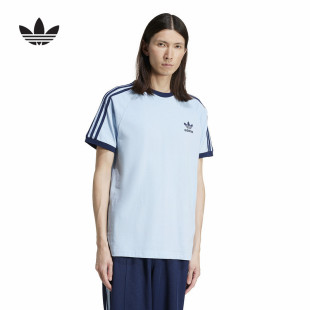 Adidas/阿迪达斯三叶草棉运动休闲修身短袖圆领T恤JN7018/IA4850