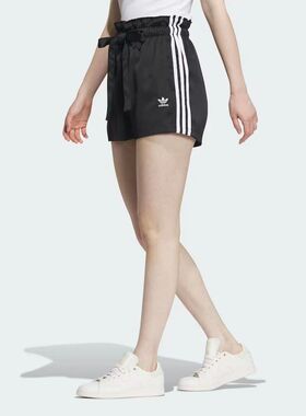 Adidas阿迪达斯官方正品三叶草女子舒适运动休闲短裤IN1016IN1017