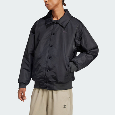 Adidas阿迪达斯FIREBIRD JACKET 复古保暖运动翻领棉服外套IW3450
