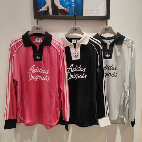 Adidas阿迪达斯运动休闲球衣长袖T恤Polo衫JD1127JD1128JD1129