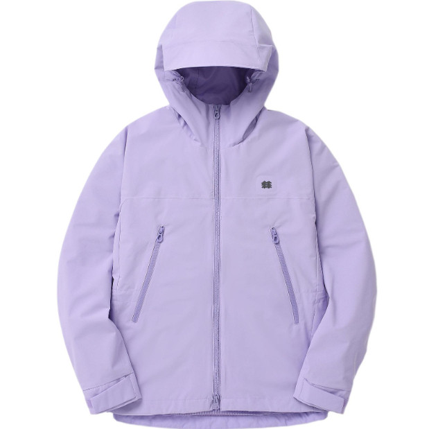 可隆KOLON女款纯色连帽运动外套