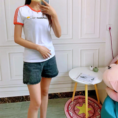 Adidas运动休闲中性短袖