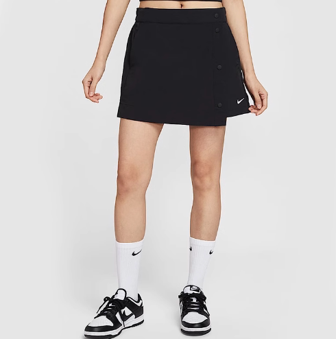 Nike/耐克女款黑色短裙舒适梭织裙裤运动透气时尚休闲HM6980-010