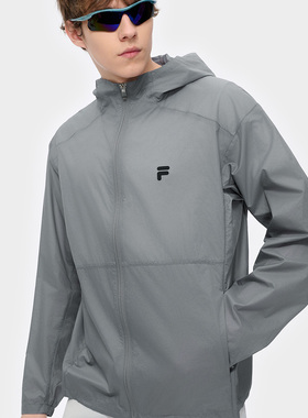 FILA斐乐UPF50+防晒衣外套男款夏新款薄款凉感皮肤衣T11M523707F