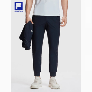 斐乐/FILA男针织长裤夏季新款基础简约健身运动收口裤A11M421617F