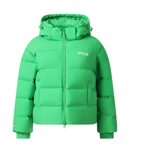 F11W549909F 多彩羽绒连帽保暖外套 RGB 斐乐FILA女士羽绒服款