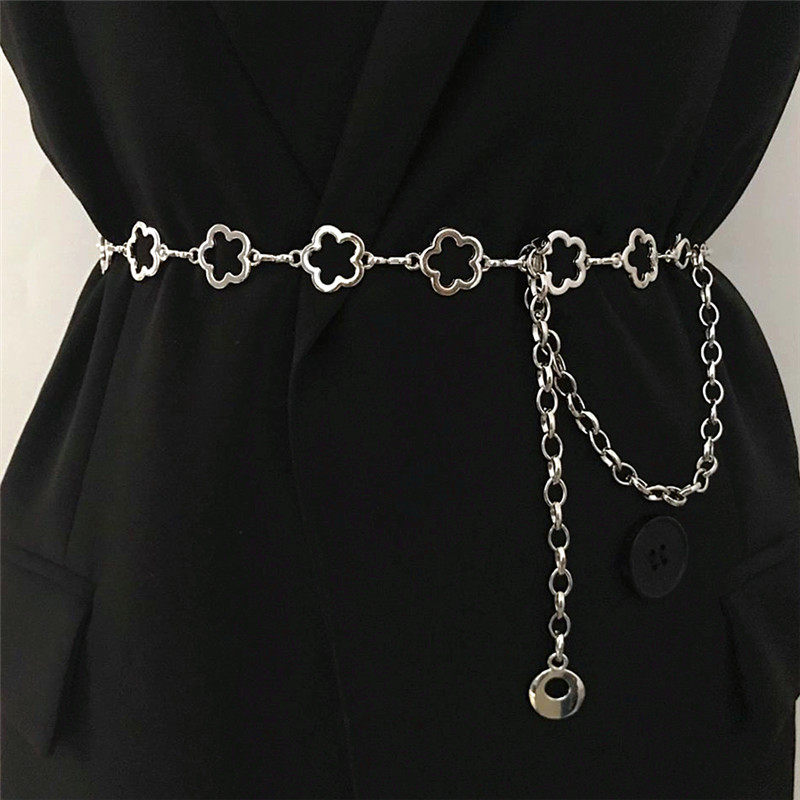 时尚花朵金属腰链女装饰连衣裙子镂空皮带裤链子编织毛衣西装腰带,服饰配件/皮带/帽子/围巾,腰带/皮带/腰链,淘宝优惠券,粉丝福利购,淘宝优惠卷