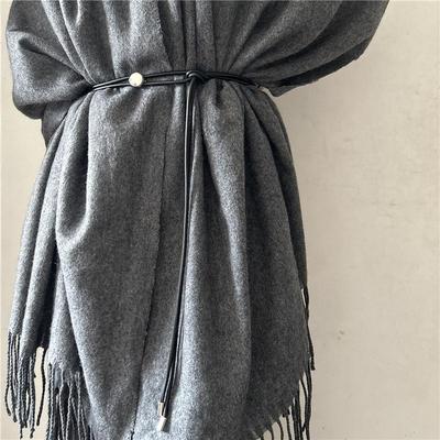 百搭装饰腰带女搭配外套大衣羽绒服裙子细皮带可调节绑带韩版皮绳