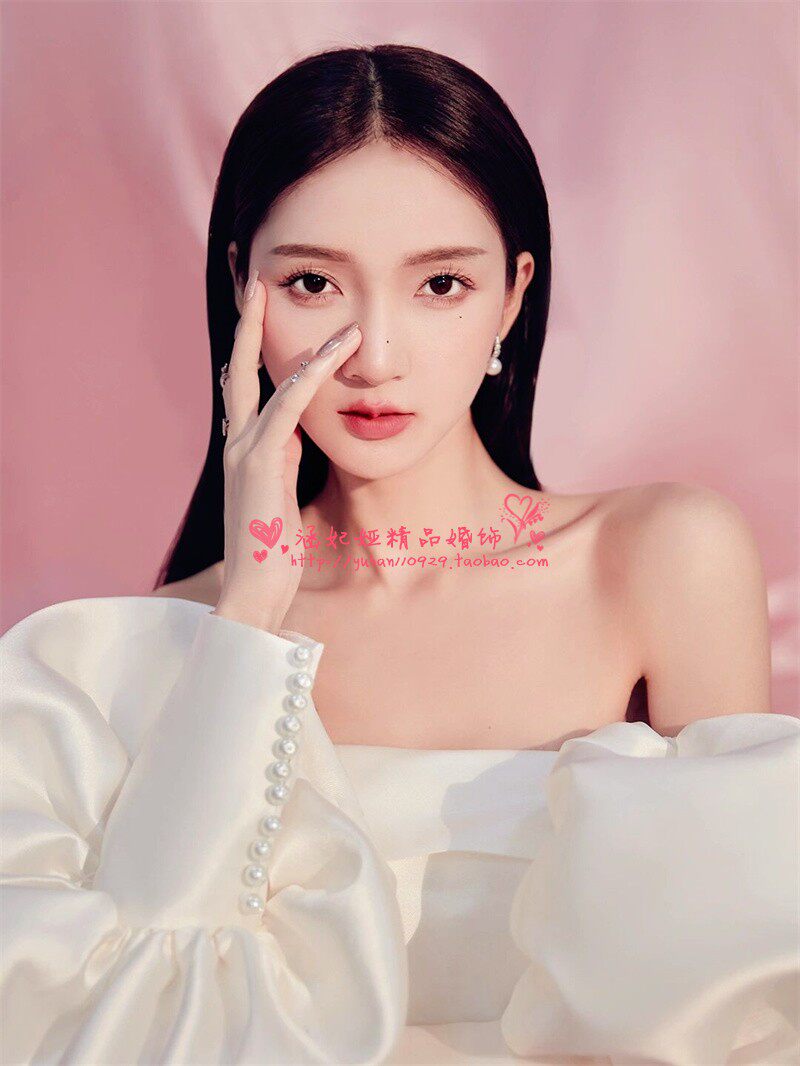 HANFEIYA BRIDAL WEDDING DRESS SATIN TIGHTENED SLEEVES WEDDING WEDDING ACCESSORIES BANDEAU WEDDING DRESS DETACHABLE SEAMLESS SLEEVES