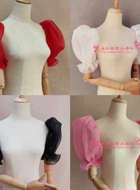 泡泡袖DIY装饰摄影婚纱礼服配件