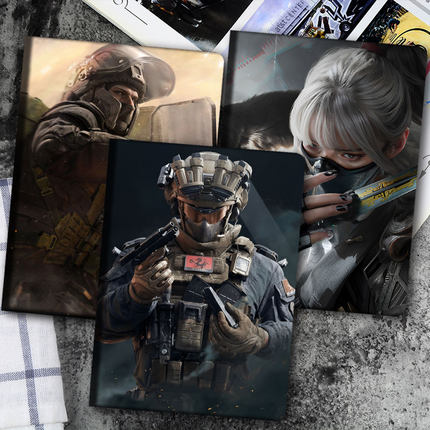 三角洲行动iPadPro2025保护套10代水墨云图苹果air6平板壳深蓝10.2寸游戏周边mini2345适用迷你789代威龙小米