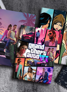 侠盗猎车手ipad2025保护套pro11游戏GTA6苹果10代air23平板壳mini45迷你6防摔10.2罪恶都市6789代适用于小米7